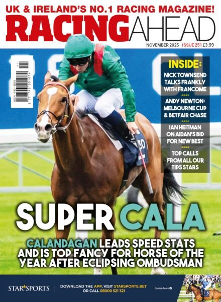 Racing Ahead – November 2025 Cover