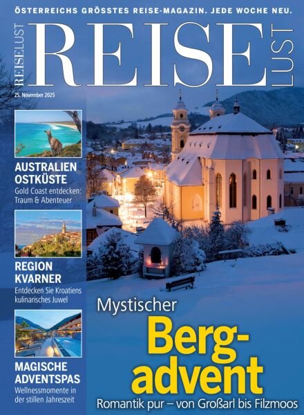 Reiselust – 25 November 2025 Cover