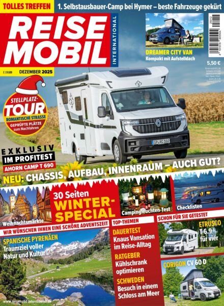Reisemobil International – Dezember 2025 Cover