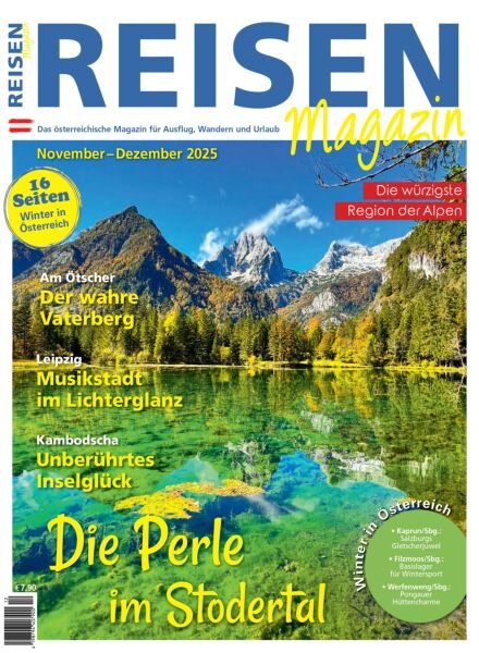 Reisen-Magazin – November-Dezember 2025 Cover