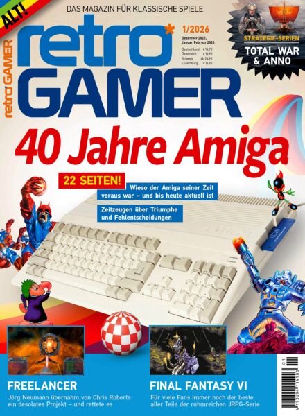 Retro Gamer Germany – Dezember 2025 – Januar-Februar 2026 Cover