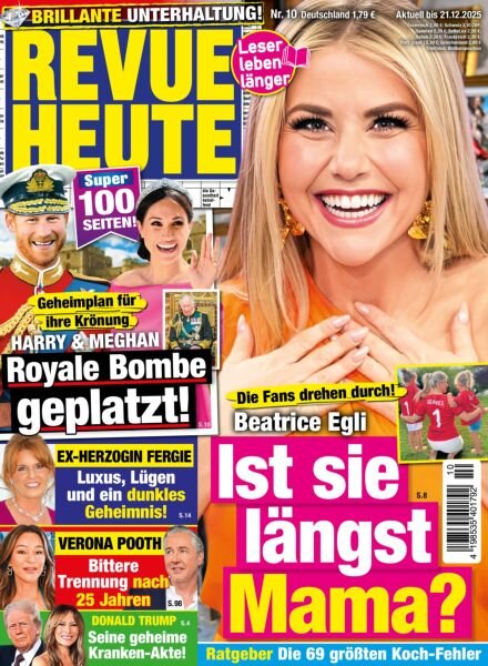 Revue Heute – 11 November 2025 Cover