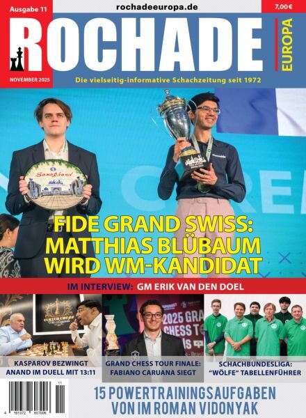 Rochade Europa – November 2025 Cover