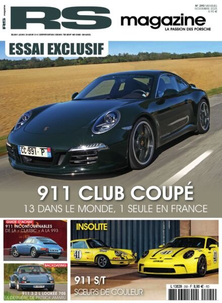 RS Magazine – Novembre 2025 Cover