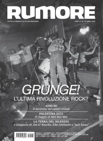 Rumore – Novembre 2025 Cover