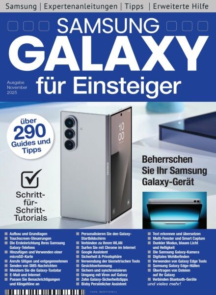 Samsung Galaxy fur Einsteiger – November 2025 Cover