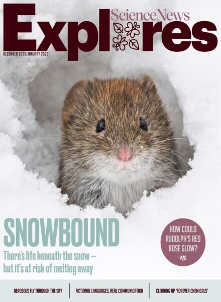 Science News Explores – December 2025-January 2026 Cover