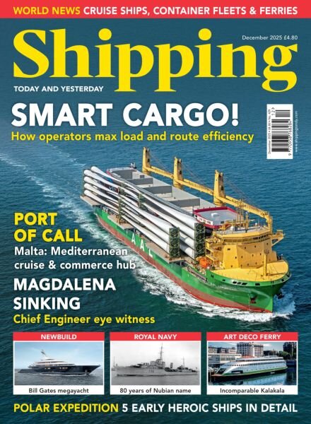 Shipping Today & Yesterday – December 2025 Cover