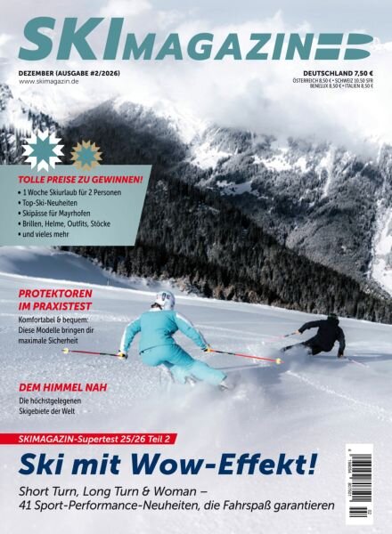 SkiMAGAZIN – Dezember 2025 Cover