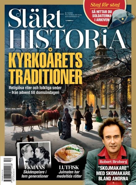 Slakthistoria – November 2025 Cover