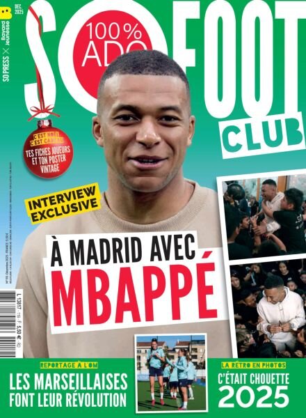 So Foot Club – Decembre 2025 Cover