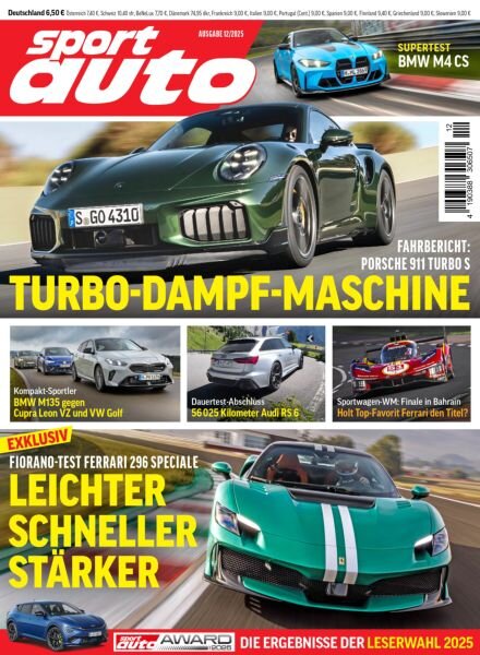Sport Auto – Dezember 2025 Cover