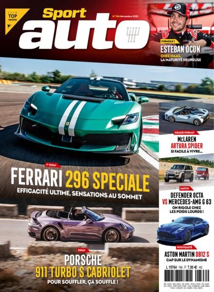 Sport Auto France – Novembre 2025 Cover