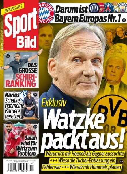 Sport Bild – 19 November 2025 Cover