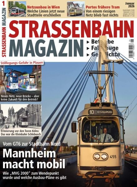 Strassenbahn Magazin – Januar 2026 Cover