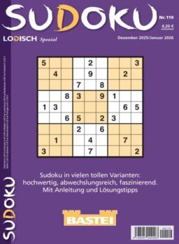 Sudoku Logisch Spezial – Nr 119 2025