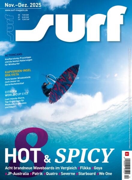 Surf Germany – November-Dezember 2025 Cover