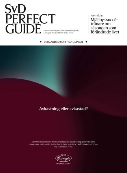 SvD Perfect Guide – 25 Oktober 2025 Cover