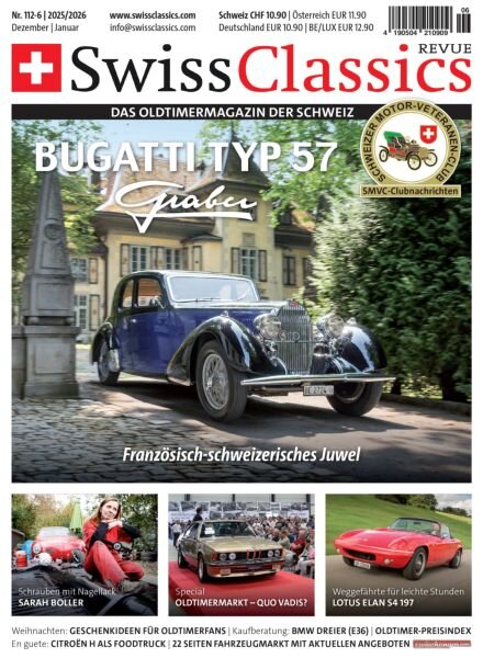 SwissClassics Revue – Dezember 2025 – Januar 2026 Cover