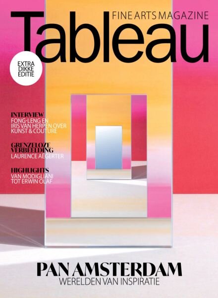 Tableau Fine Arts Magazine – Winter Edition 2025 Cover