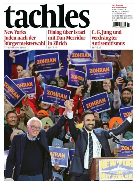 Tachles – 7 November 2025 Cover