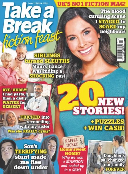 Take a Break Fiction Feast – November 2025 Cover