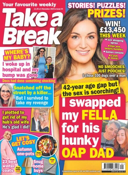Take a Break Weekly – 30 October 2025 Cover