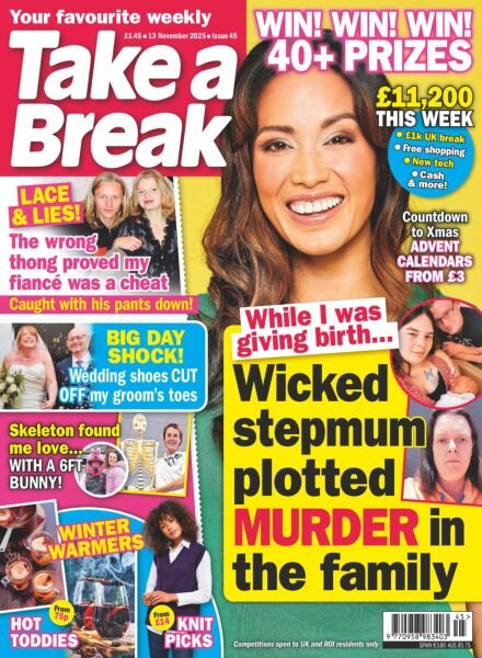 Take a Break Weekly – 6 November 2025 Cover