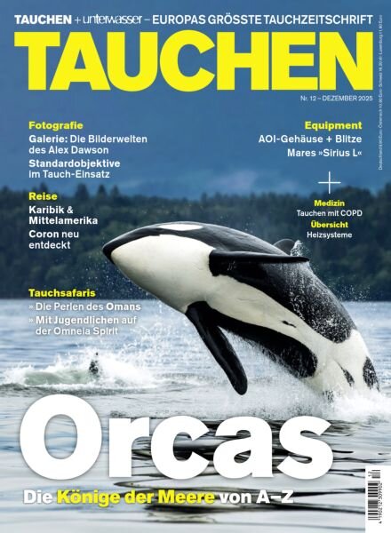 Tauchen Magazin – Dezember 2025 Cover