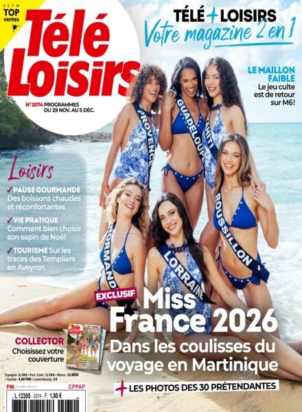 Tele Loisirs – 24 Novembre 2025 Cover