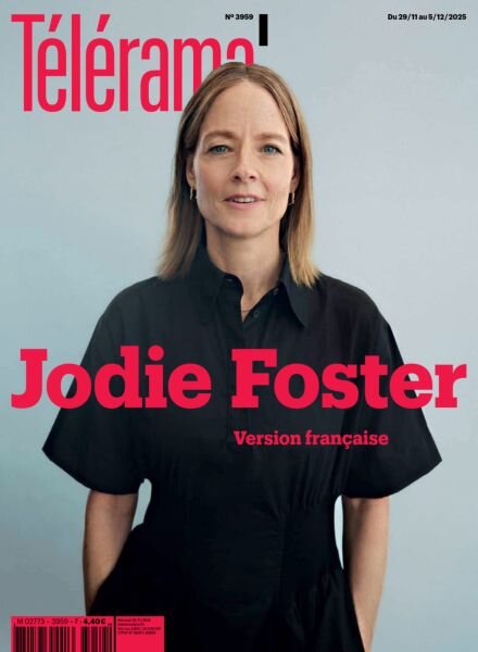 Telerama Magazine – 26 Novembre 2025 Cover