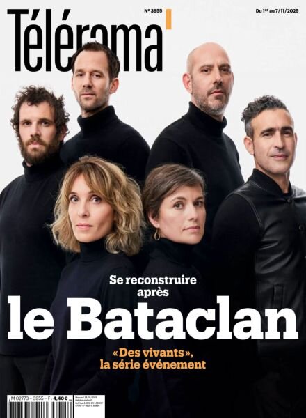 Telerama Magazine – 29 Octobre 2025 Cover