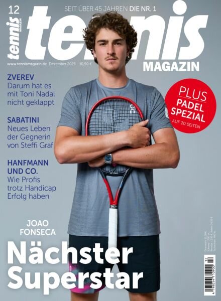 Tennis Magazin – Dezember 2025 Cover