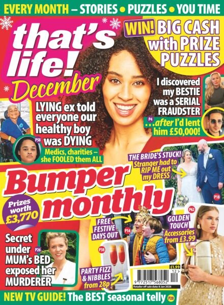 That’s Life Monthly – December 2025 Cover