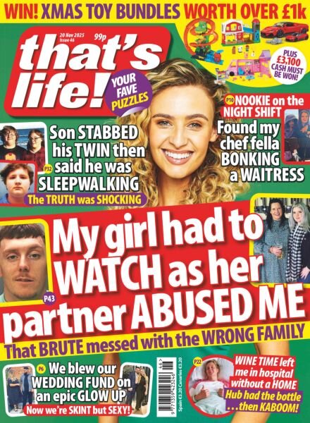 that’s life! UK – 13 November 2025 Cover