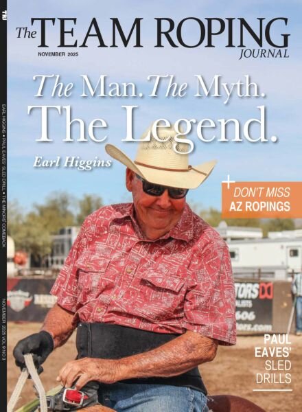 The Team Roping Journal – November 2025 Cover