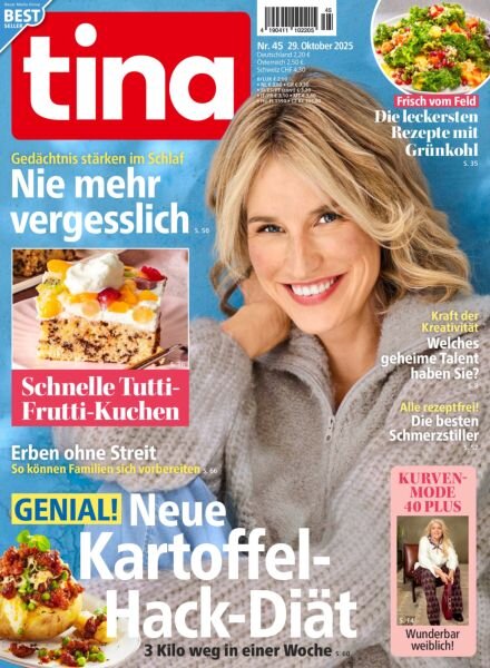 Tina – 29 Oktober 2025 Cover