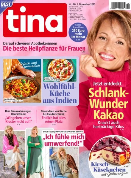 Tina – 5 November 2025 Cover