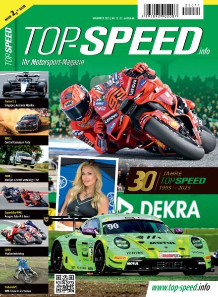 Top-Speed – November 2025 Cover