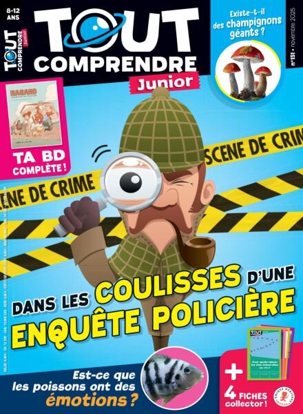Tout Comprendre Junior – Novembre 2025 Cover