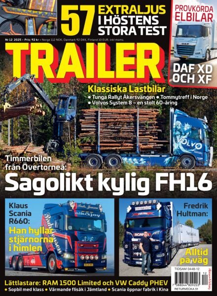Trailer Sverige – November 2025 Cover