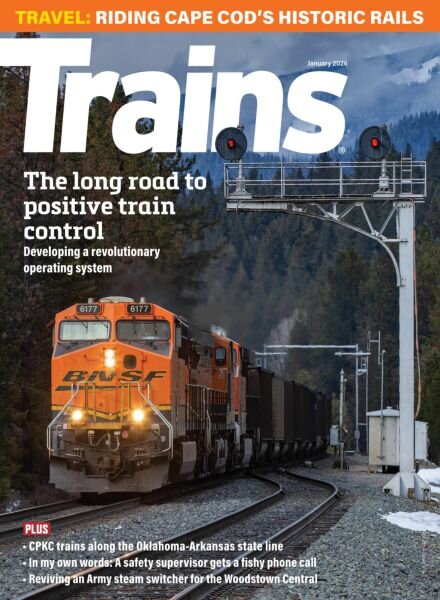 Trains – January 2026 Cover
