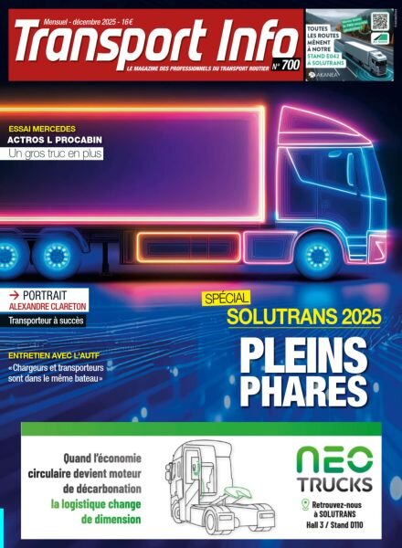 Transport Info – Decembre 2025 Cover