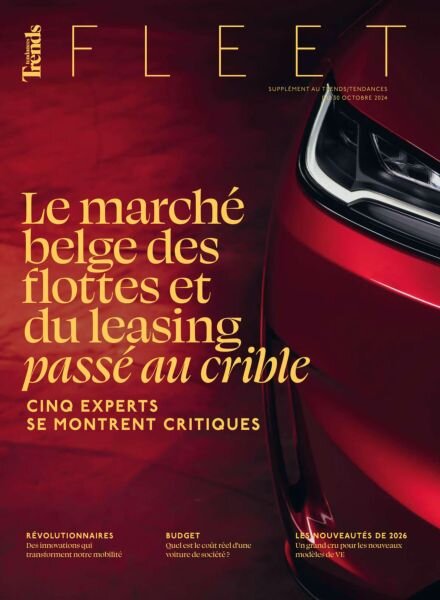 Trends Tendances Fleet – Octobre 2025 Cover
