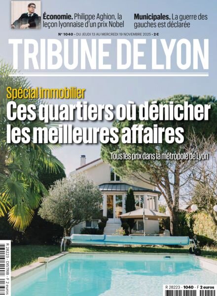 Tribune de Lyon – 13 Novembre 2025 Cover