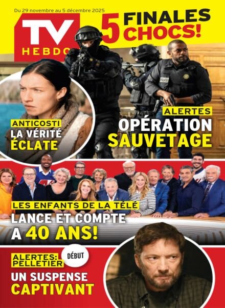 TV Hebdo – 29 Novembre 2025 Cover