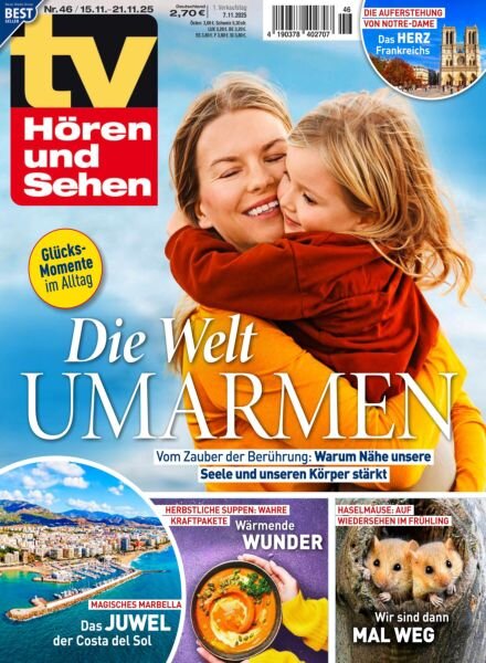 TV Horen und Sehen – 7 November 2025 Cover