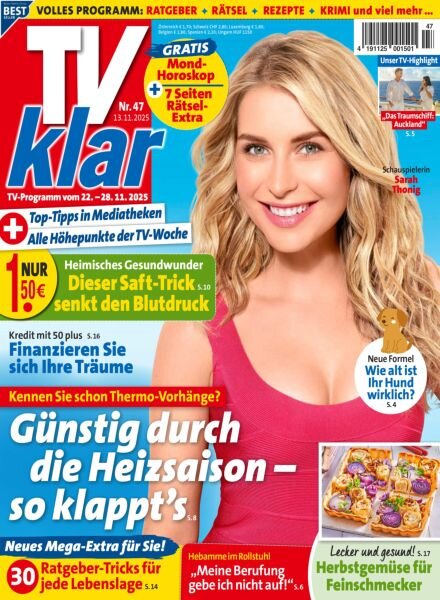 TV Klar – 13 November 2025 Cover