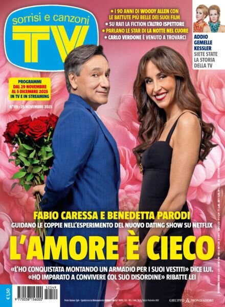 TV Sorrisi e Canzoni – 25 Novembre 2025 Cover