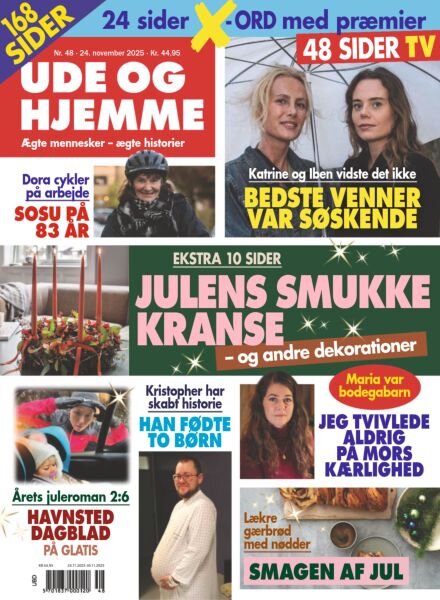 Ude og Hjemme – 24 November 2025 Cover